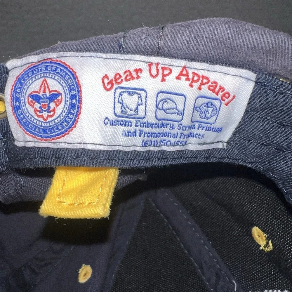 Cub Scouts Suffolk County NY Hat Cap Strap Back Blue Yellow OSFA Boy Scouts